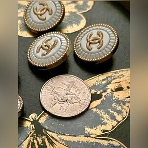 Set of 3 Chanel Buttons